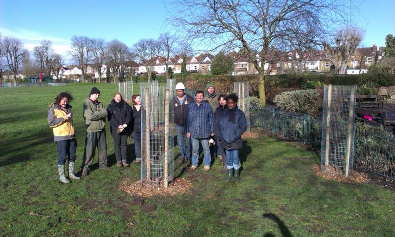 Thornton Heath Recreation Ground Community Garden Orchard with the Urban Orchard Project