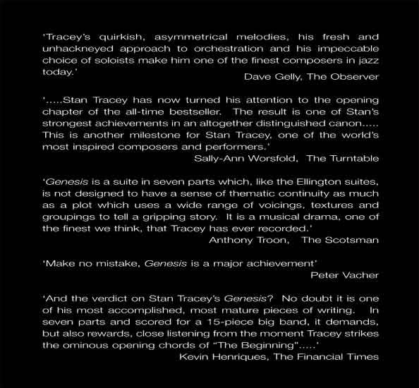 Stan Tracey Orchestra - Genesis - Reveiews